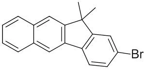 2-Bromo-11,11-dimethyl-11H-benzo[b]fluorene CAS: 1198396-39-2