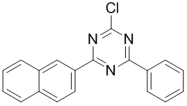 2-chloro-4-(naphthyl-2-yl)-6-phenyl-1,3,5-triazine CAS:1342819-12-8
